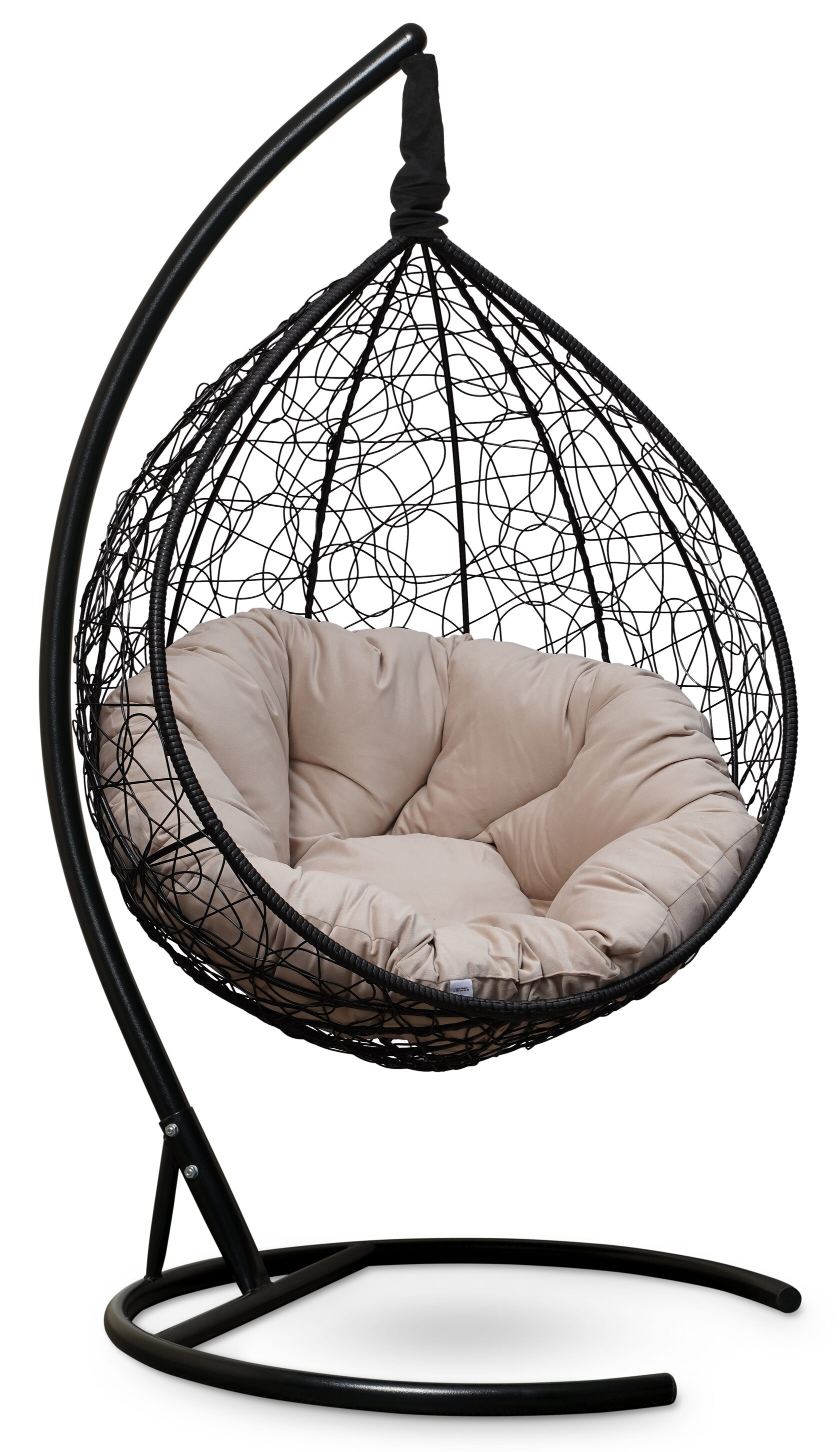 Подвесное кресло кокон Sevilla Verde Velour купить в Москве | Selena Group