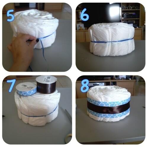 Сделайте торт из памперсов своими руками: пошаговые фото изготовления