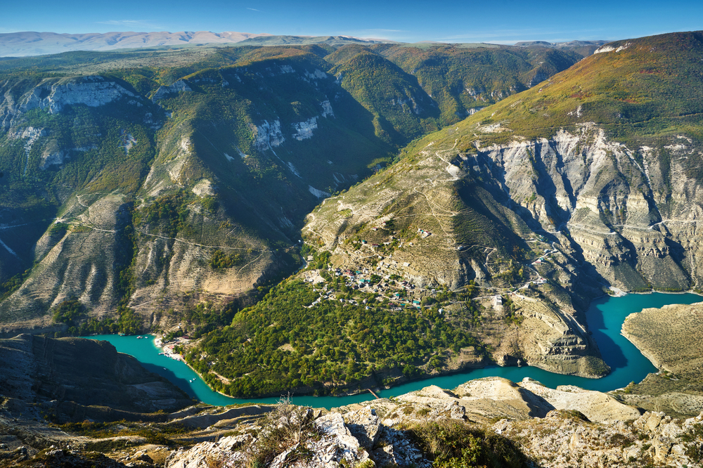 Сулакский каньон на катере фото