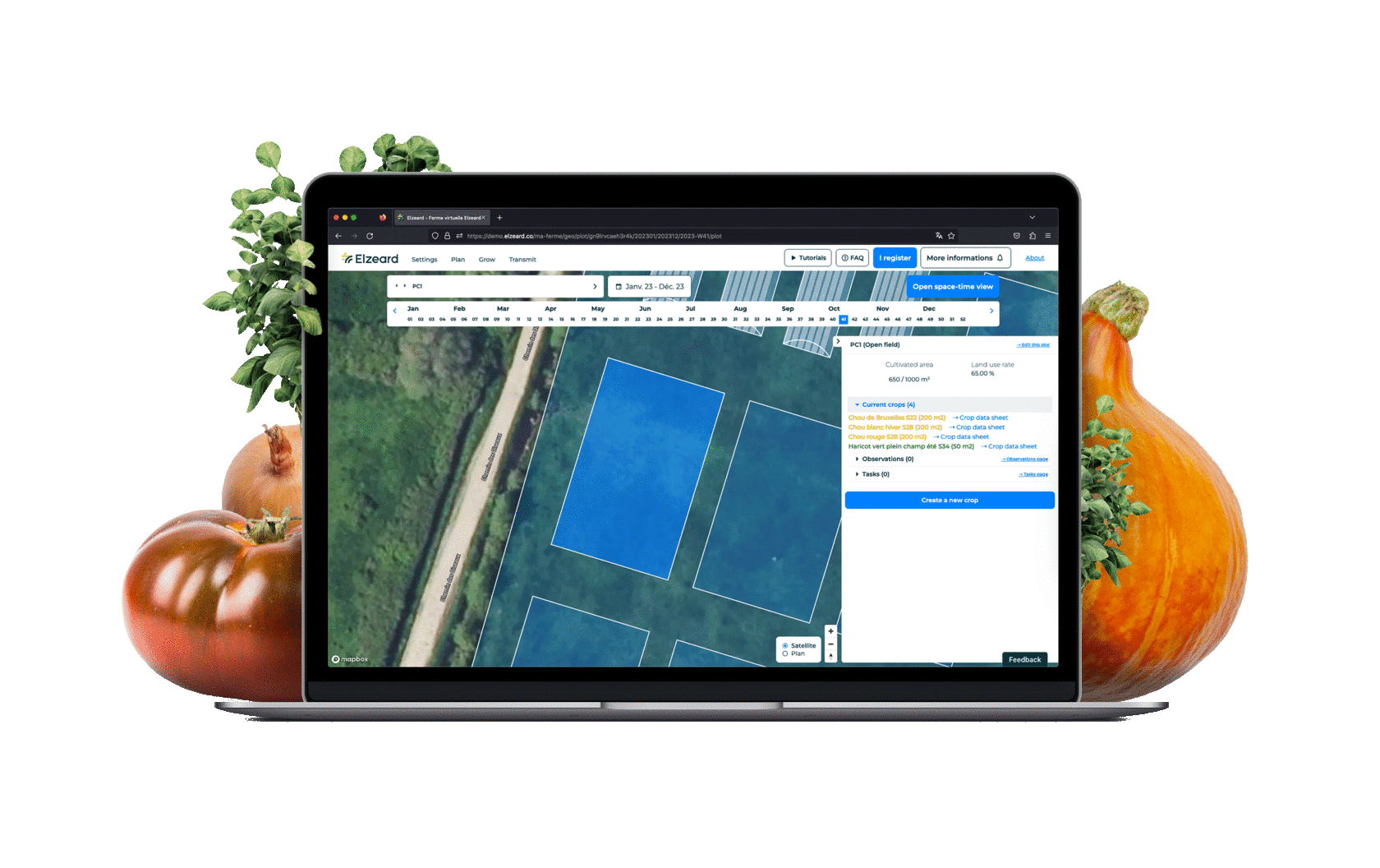 Elzeard - Production management tool for fruit and vegetables