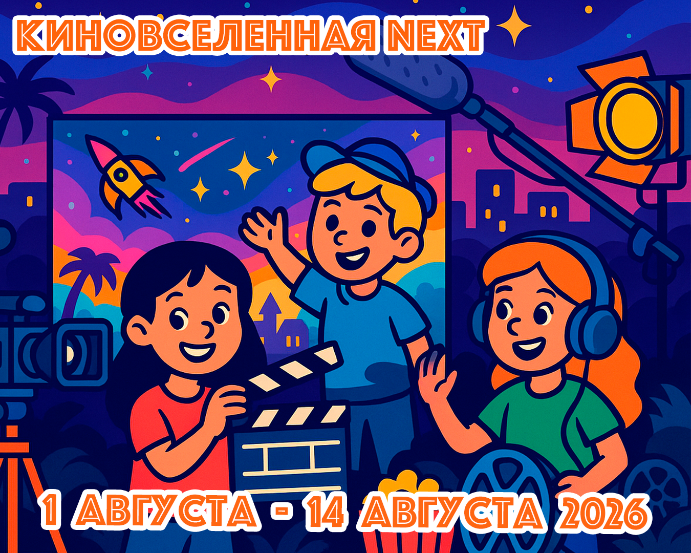 Летний кинолагерь для детей и подростков