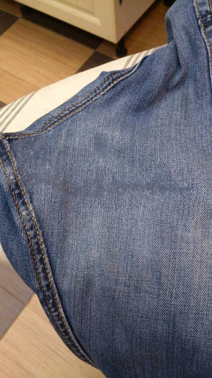 Штанина после