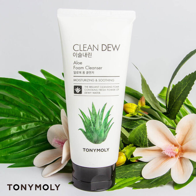 Пенка для умывания tony moly clean dew acerola foam cleanser с экстрактом сакуры