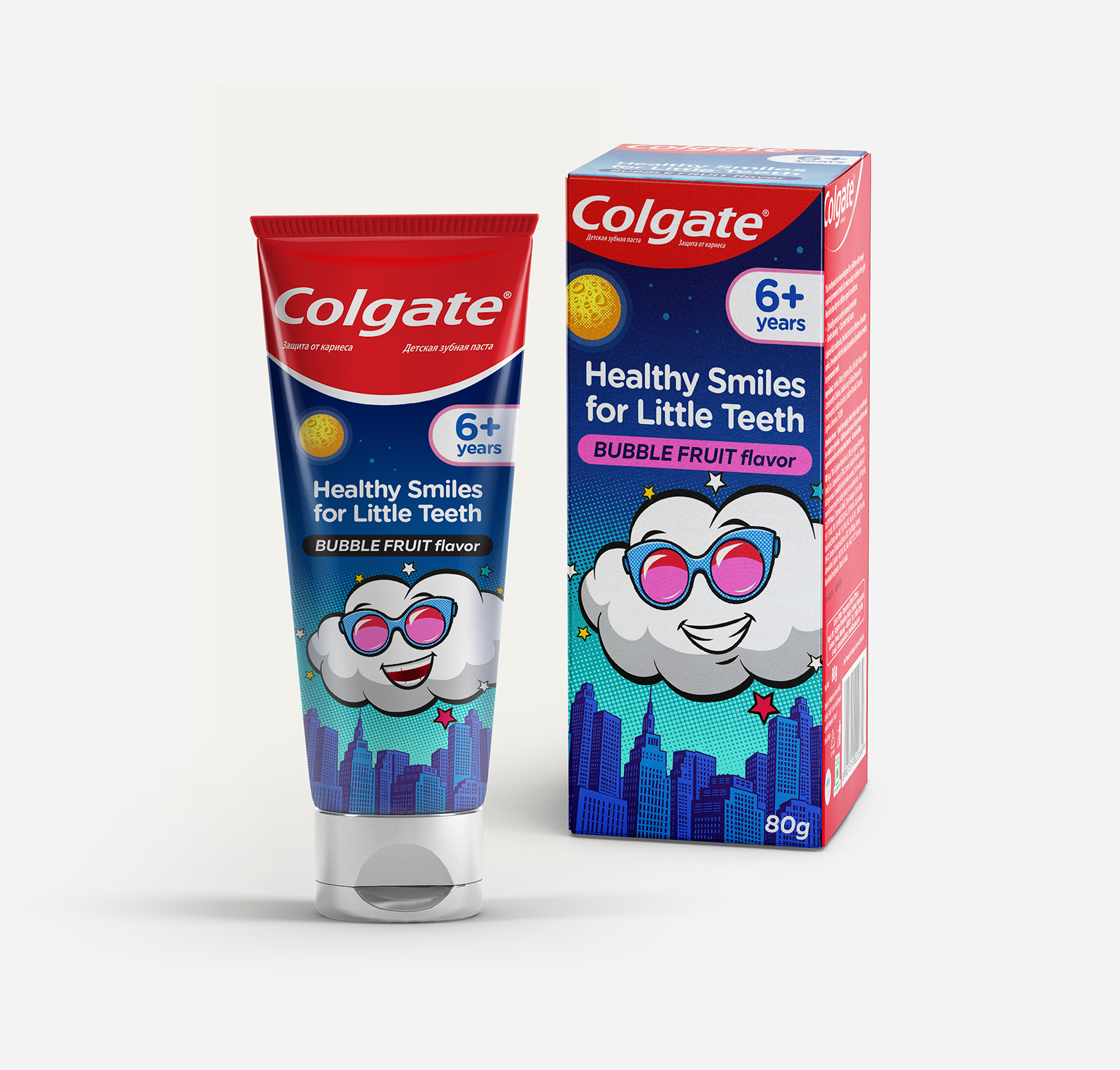 Концепт упаковки детской зубной пасты