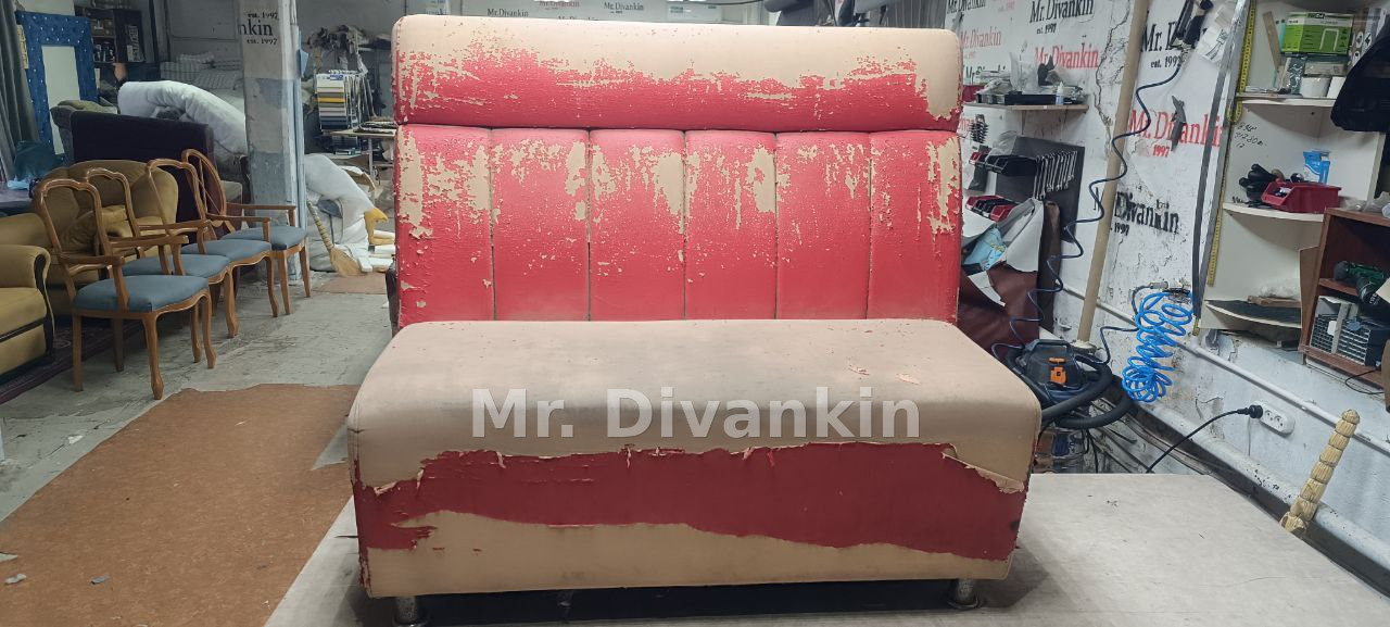 Два дивана без подлокотников: до перетяжки — Mr. Divankin