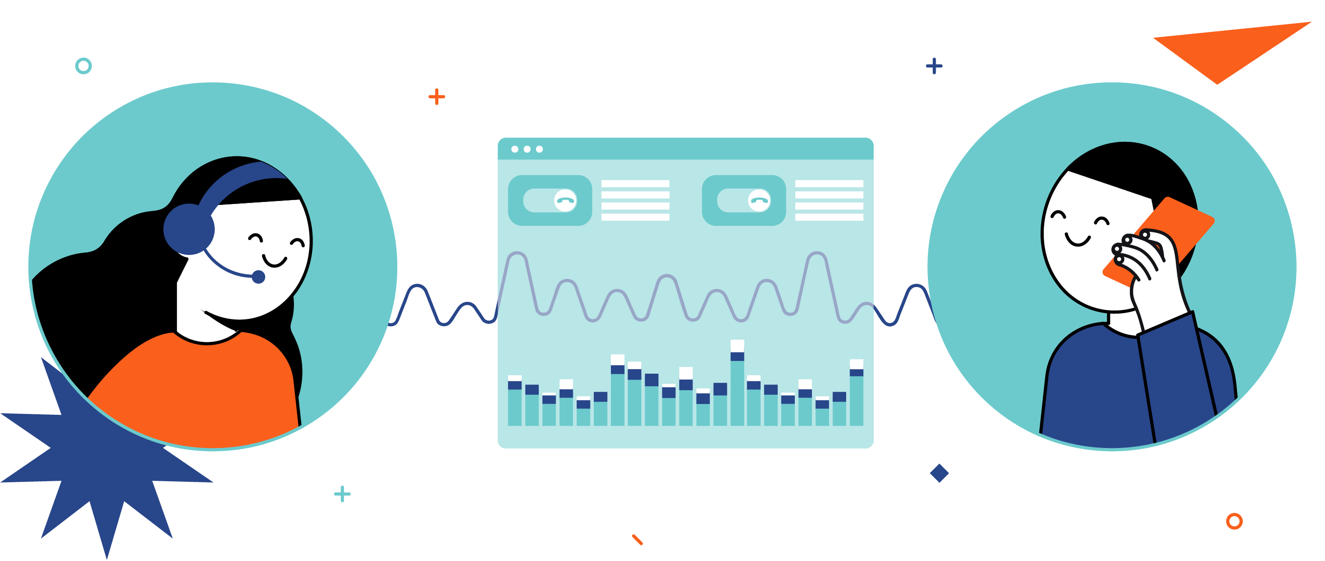 call center audio recording sample