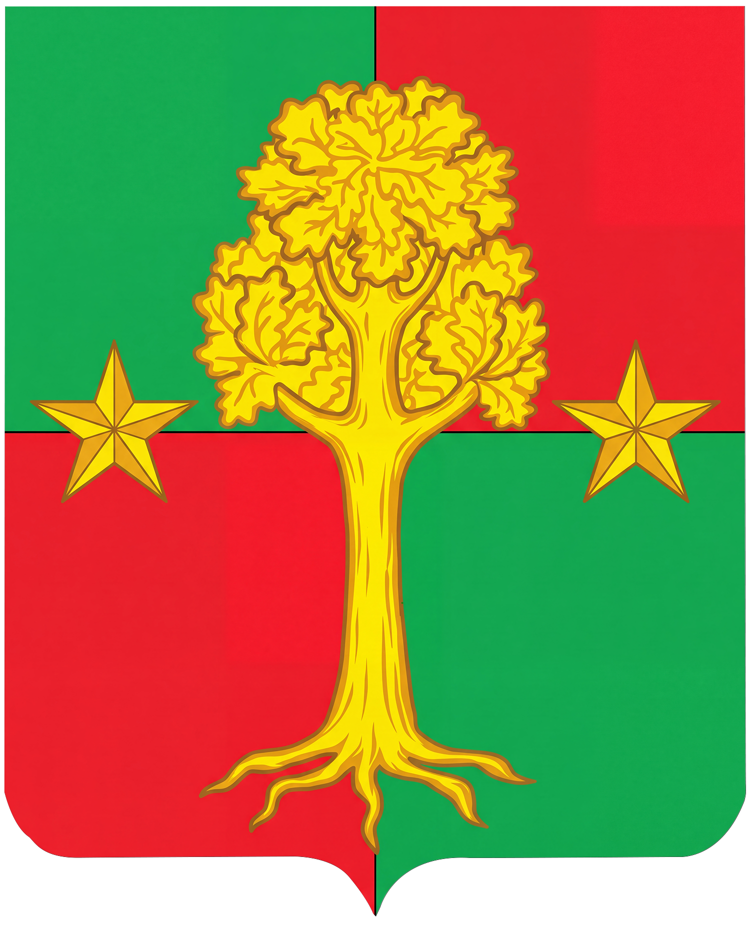 Герб пгт Калининец