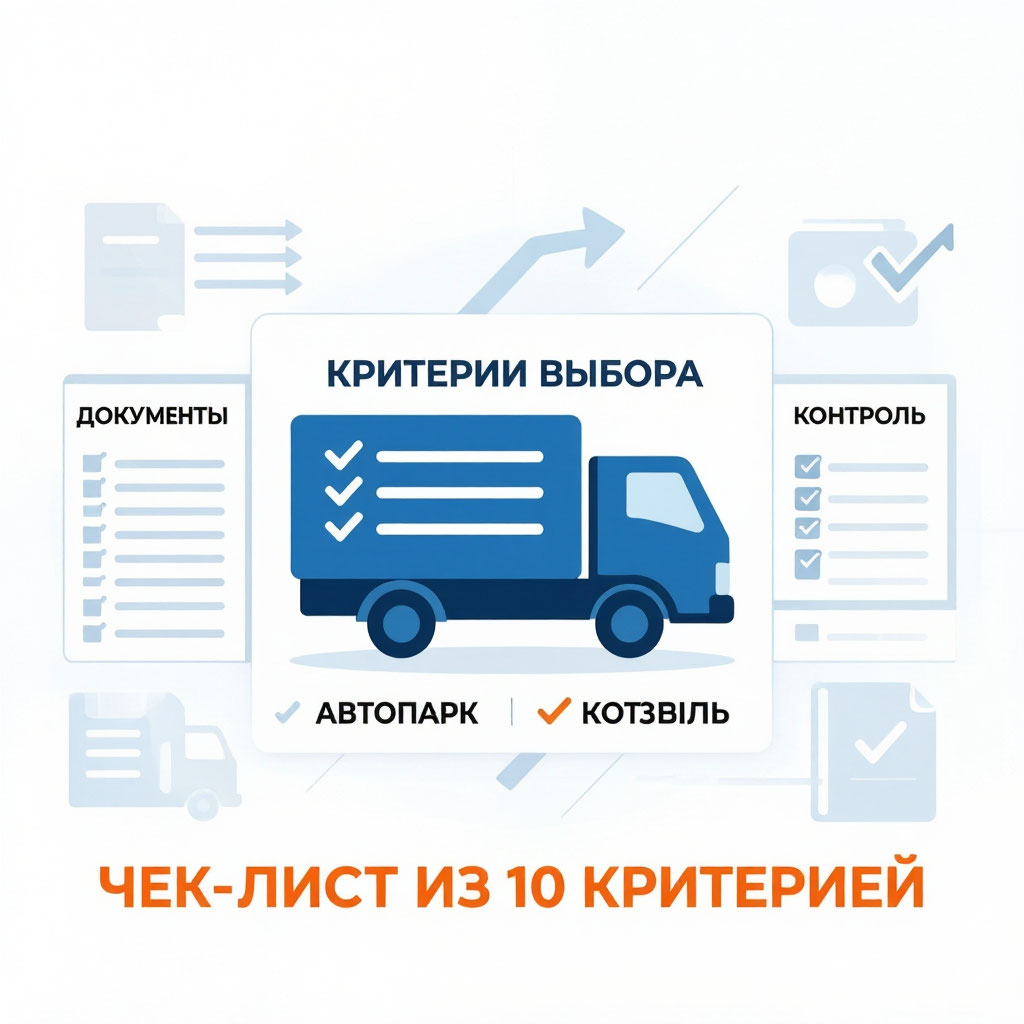 •	Критерии выбора транспортной компании для перевозки груза