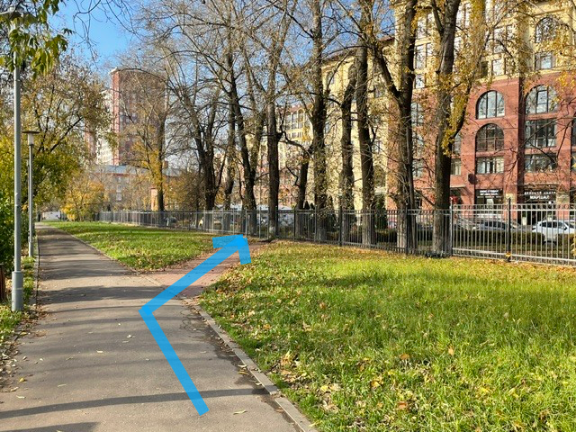 Дорога к корпусу