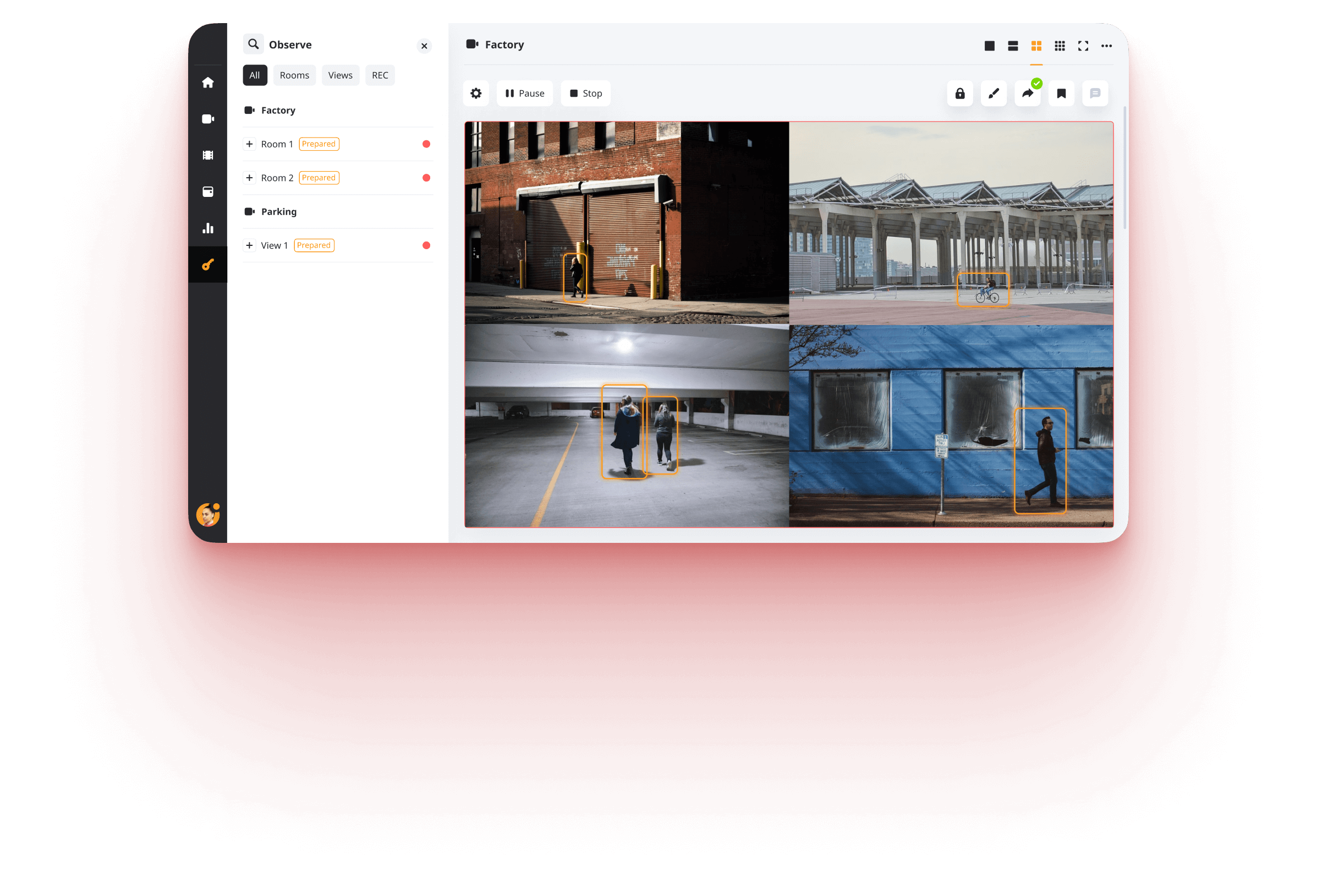 Система видеонаблюдения для IP камер — Фора Софт Портфолио