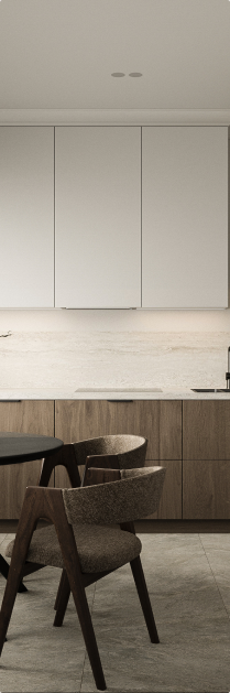 кухонная зона, дизайн интерьера от DvaHB