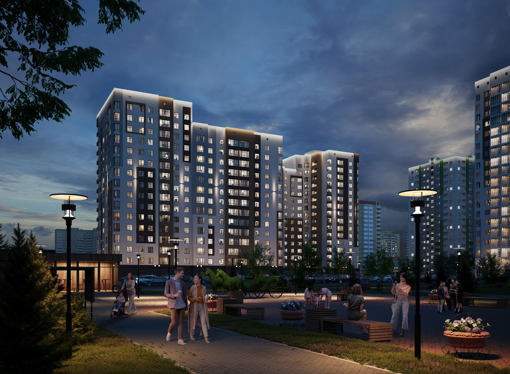 застройщики центр. рендеры жилых комплексов. жк премиум-класса dialog. спасская вл. жк кристалл смольная.