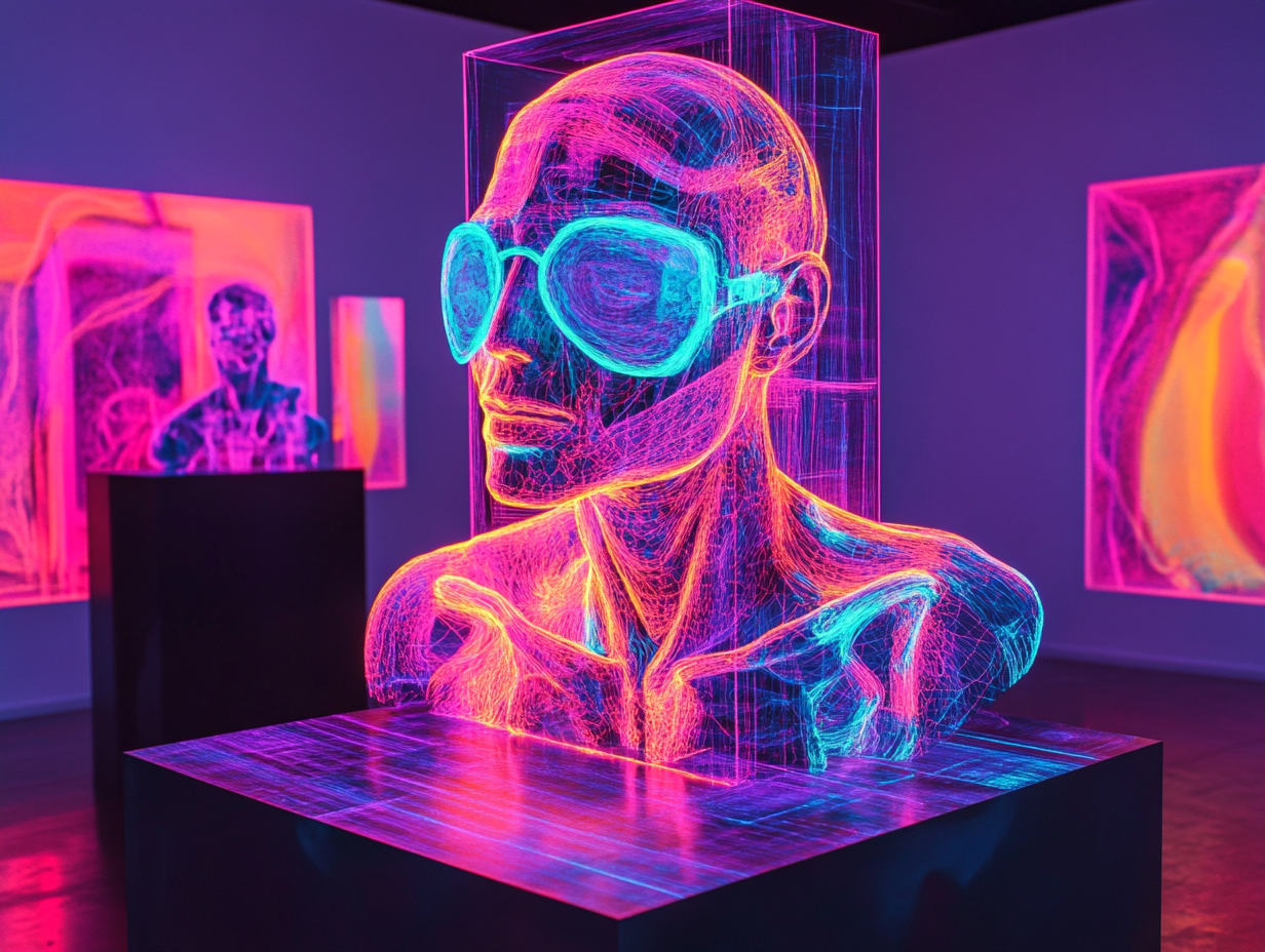 Игровая зона клуба виртуальной реальности с современным оборудованием