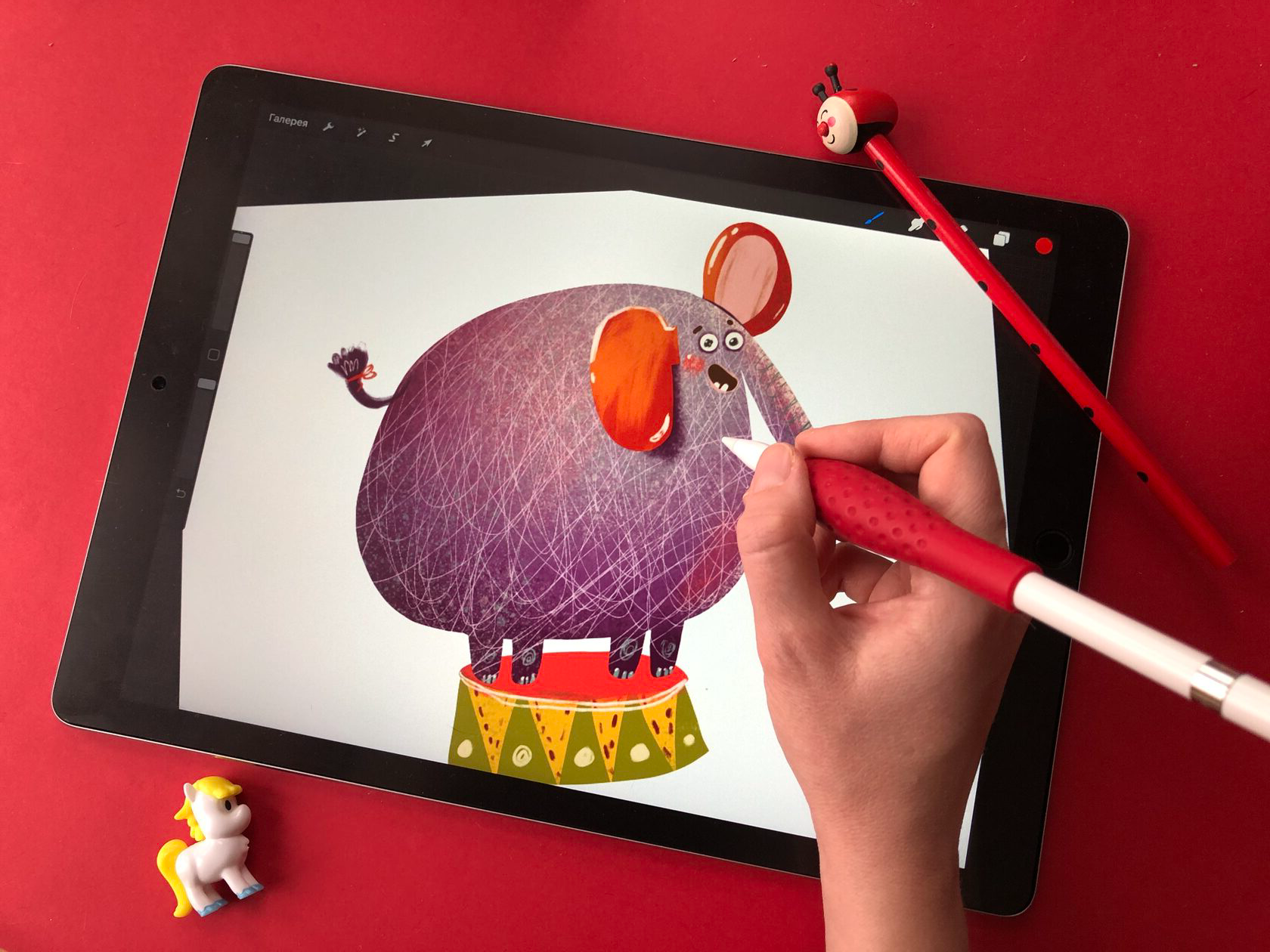 Курс по рисованию в Procreate для детей 6+