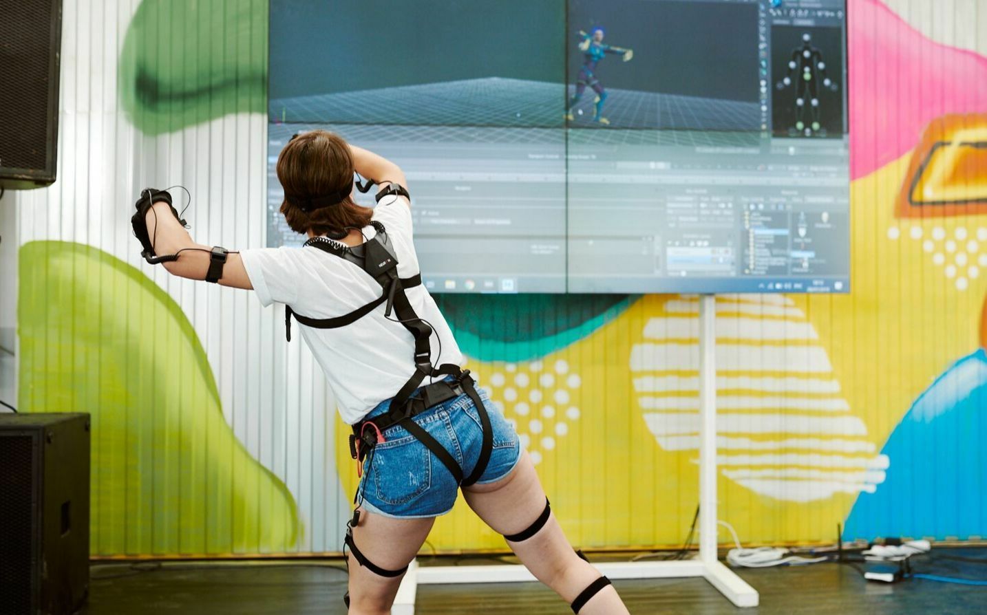 использование костюма захвата движения вместе с конструктором EV Toolbox