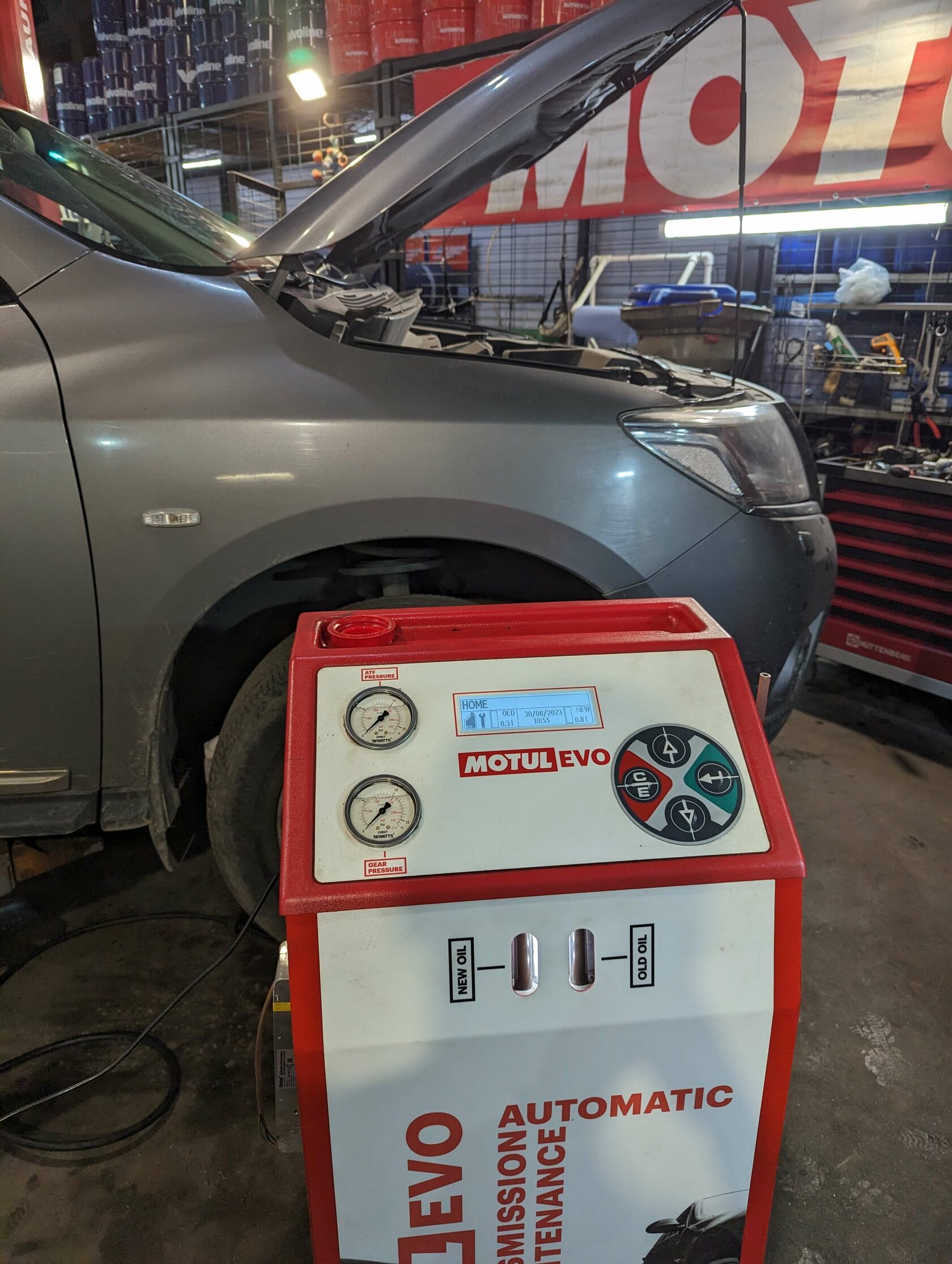 Состояние старого масла в вариаторе