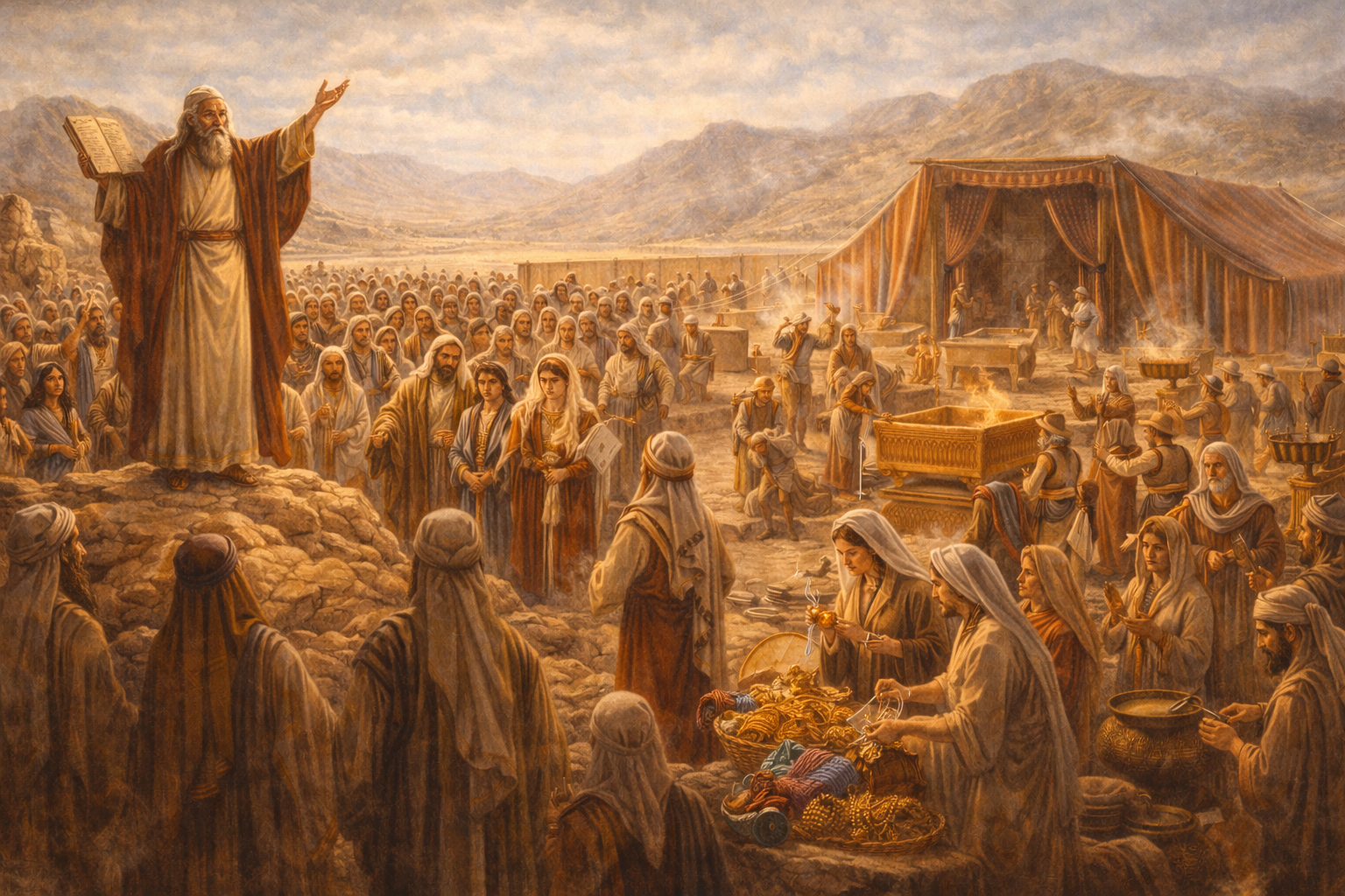 Ваякель: щедрость сердца и создание Мишкана