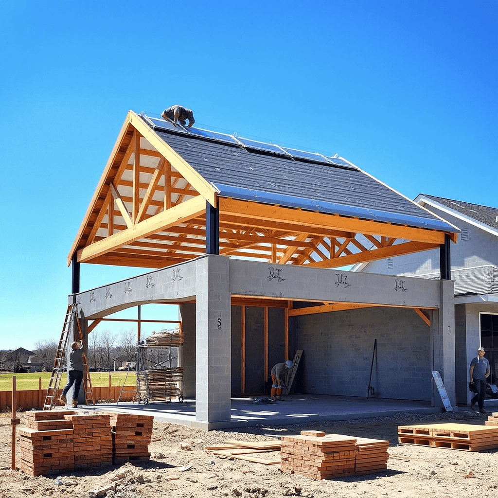 Гараж своими руками: план, смета и ошибки строительства.