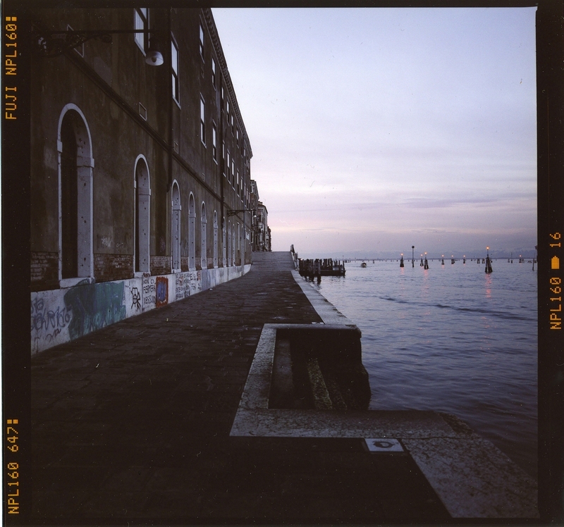 Fondamente delle Zattere Waterfront. 2006. Color Negative 6×6.