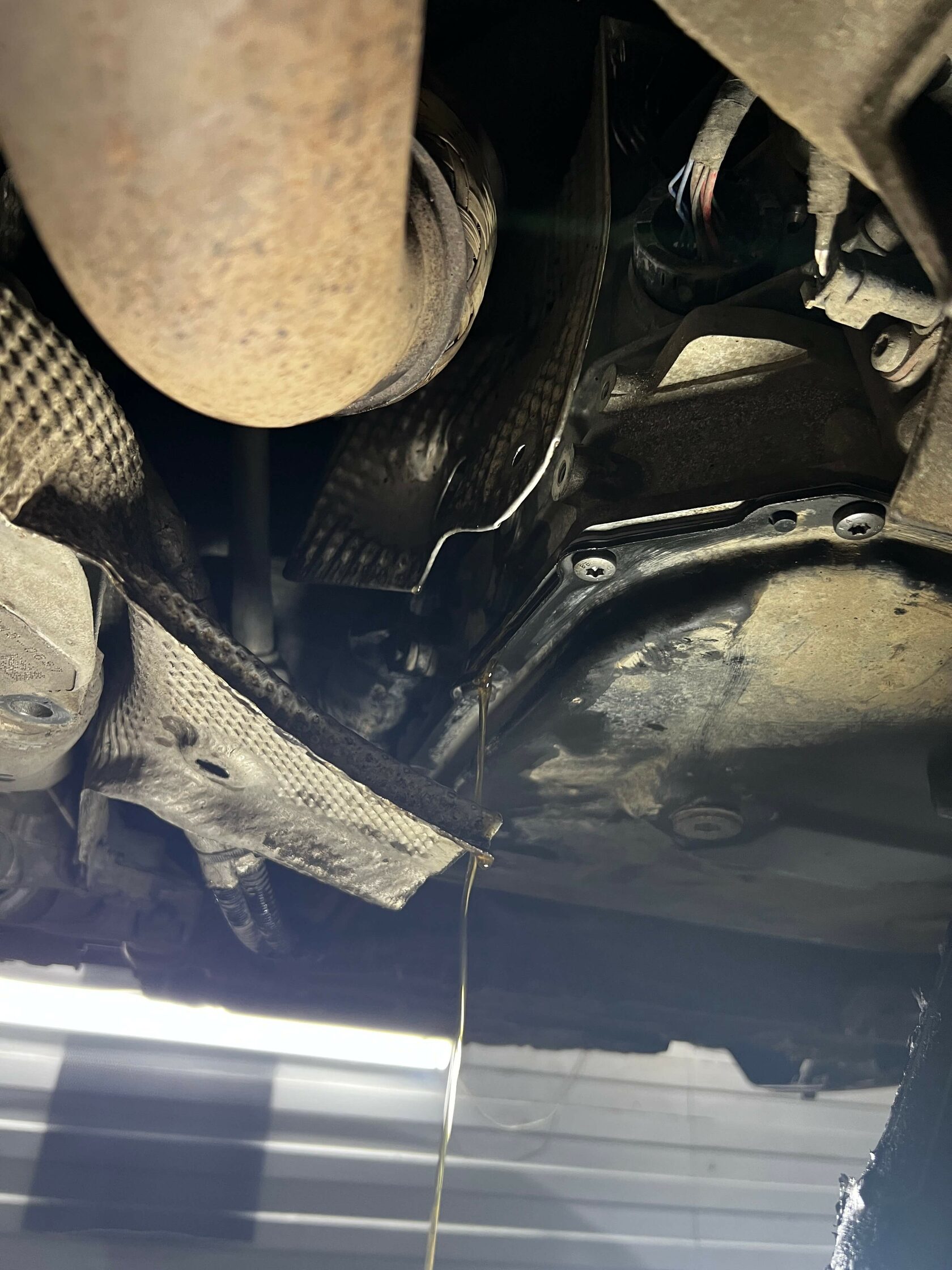 Контроль уровня масла Porsche Macan