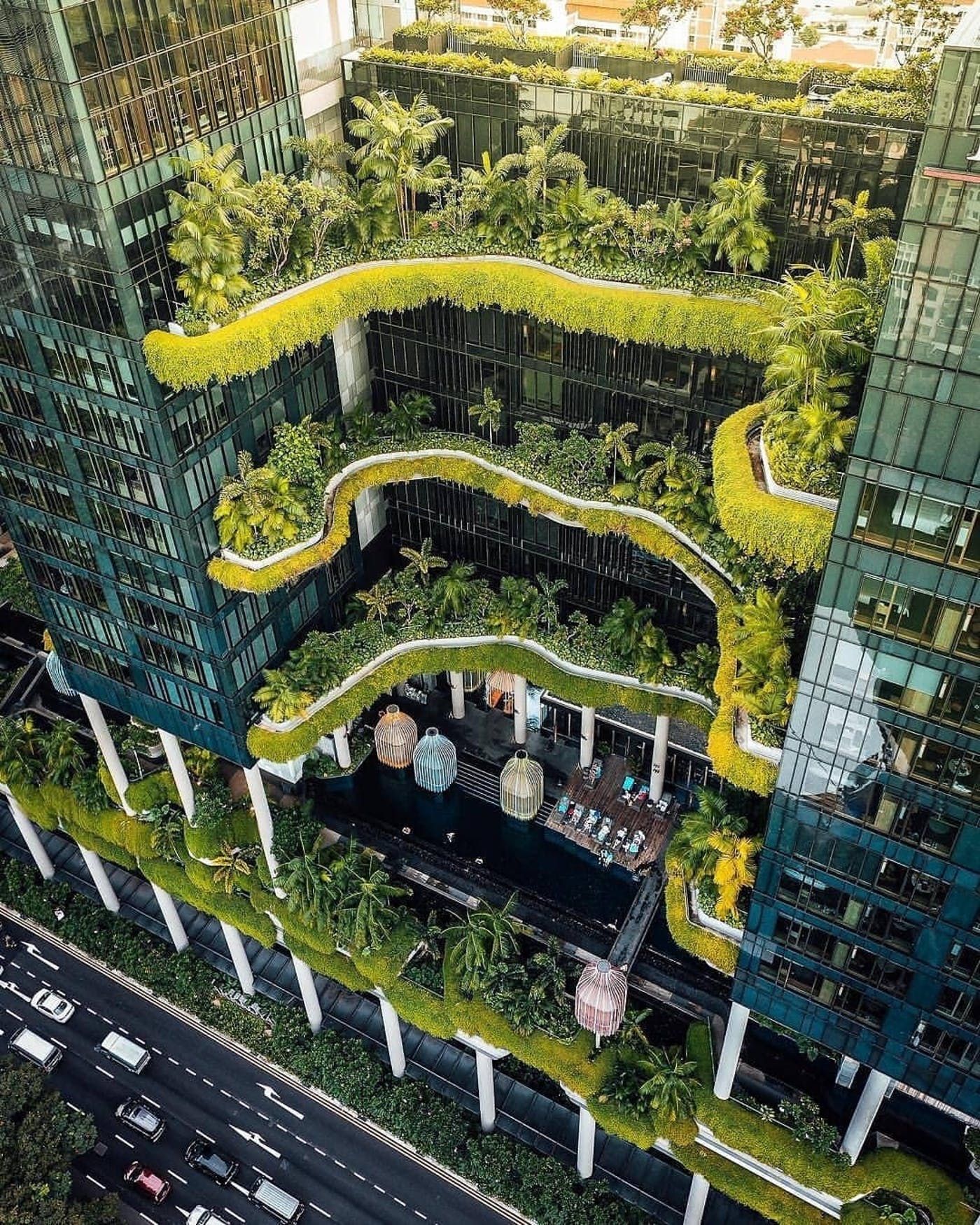 Самая зеленая столица. PARKROYAL Сингапур. Парк Роял Сингапур архитектура. Отель в Сингапуре PARKROYAL on Pickering. Отель сад парк Роял Сингапур.