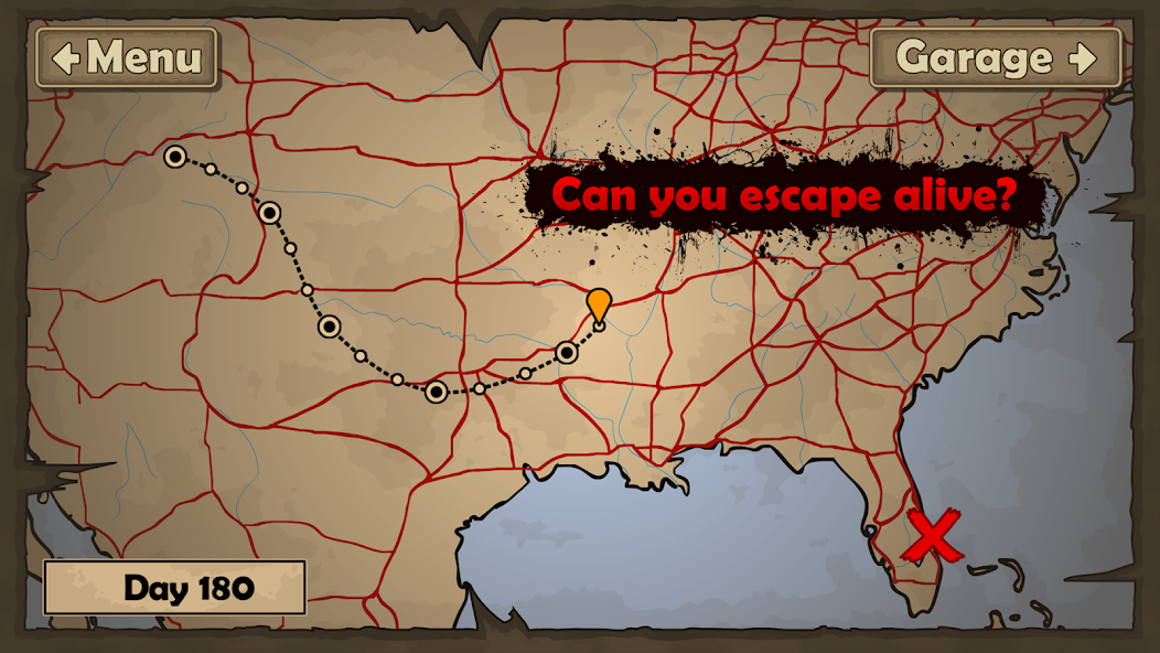Earn to Die 2 zombie driving game for mobile