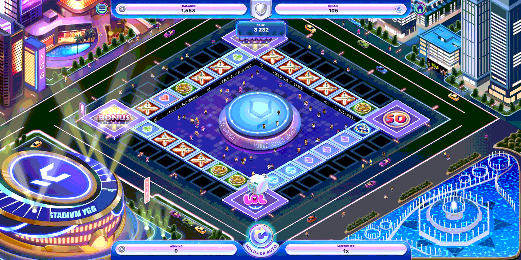 Ice World Wonderland board in LOL Land