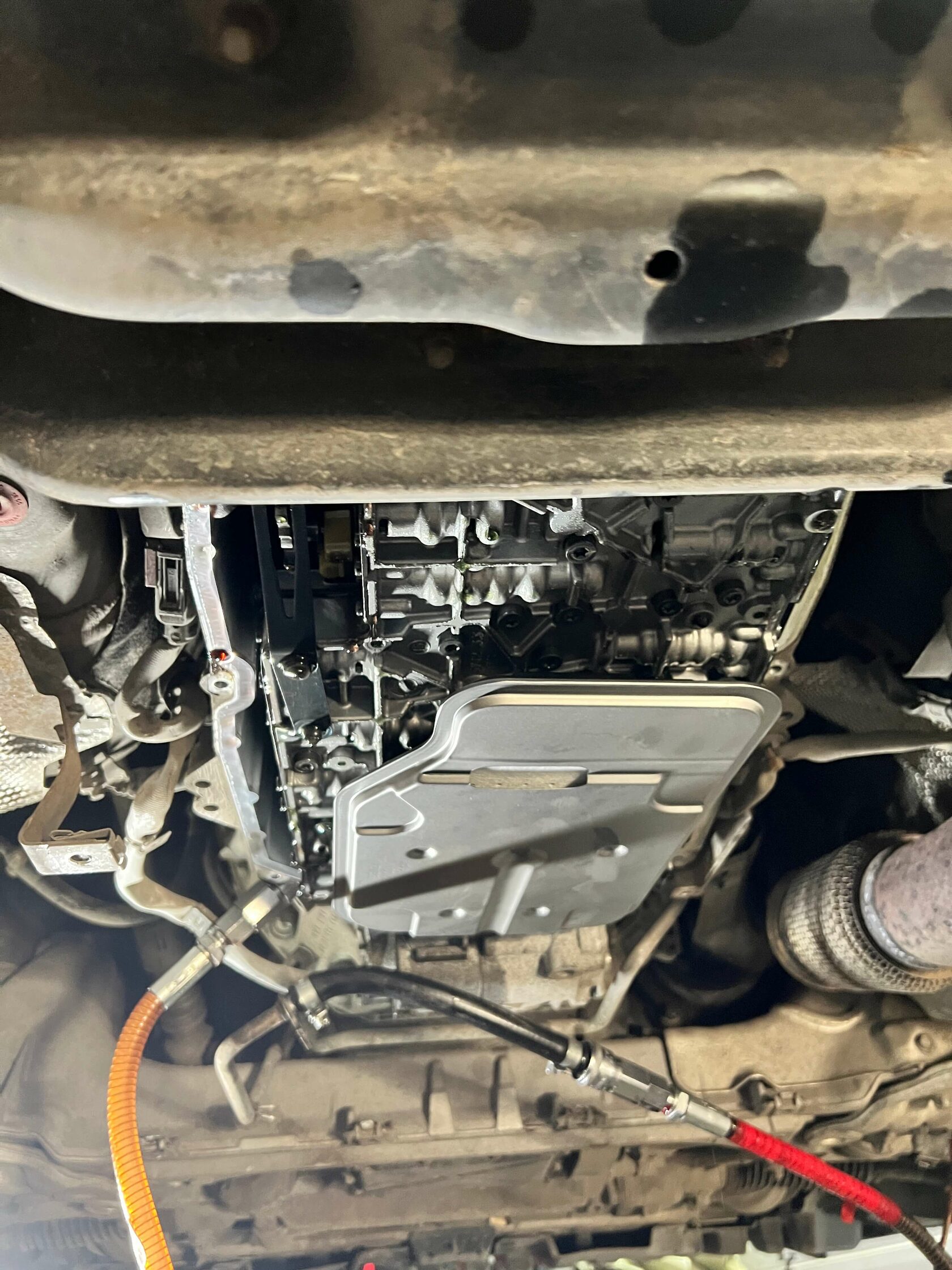 Установка нового фильтра АКПП Mercedes