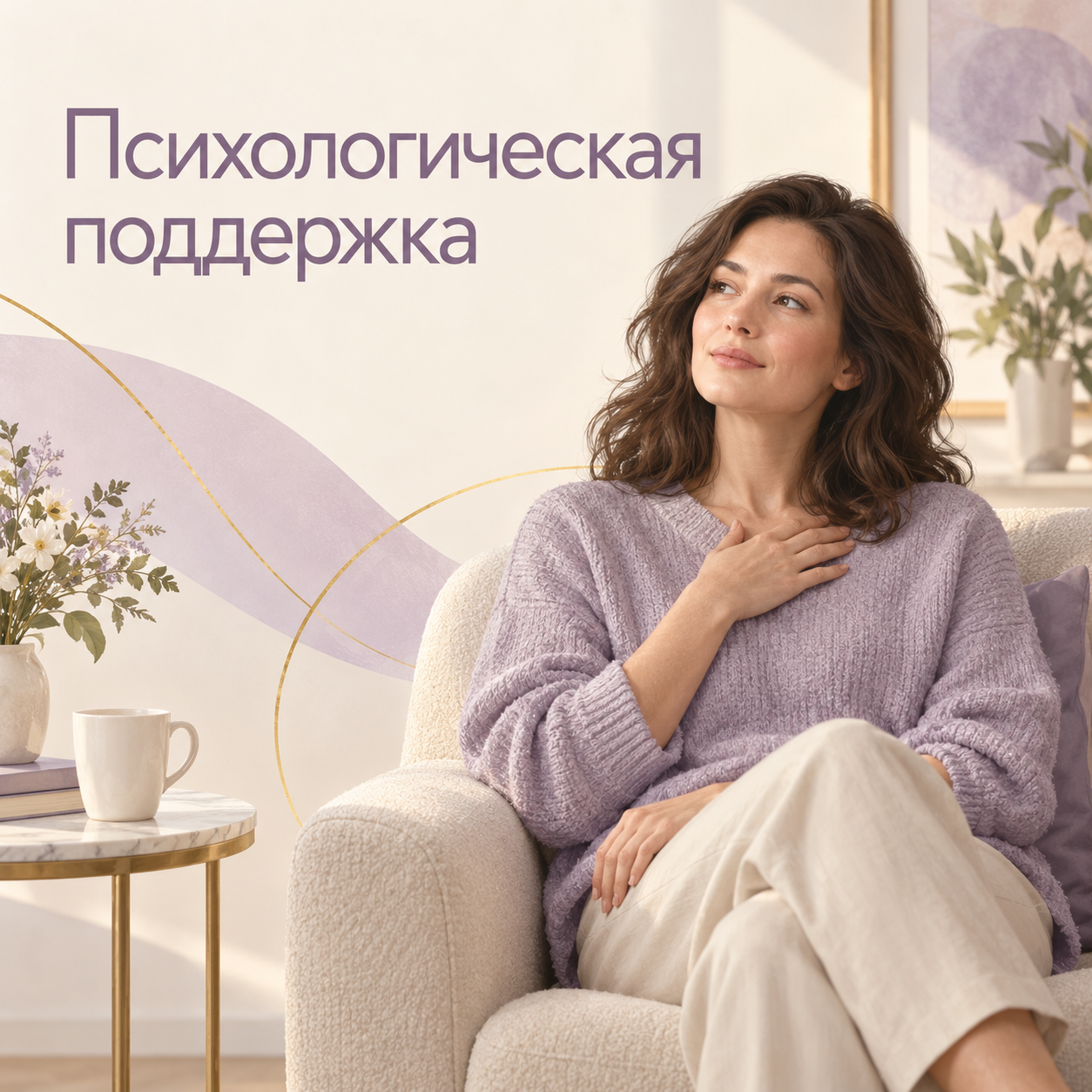 Психологическая поддержка при переживаниях о самочувствии