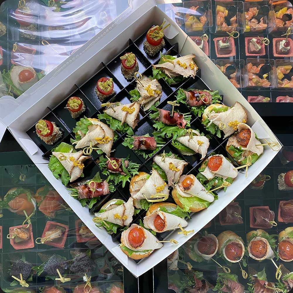 фурсет закуски из рыбы и мяса