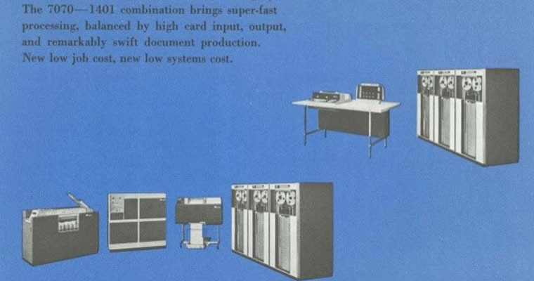 слайд с презентации IBM’s Premiere of Products 1959