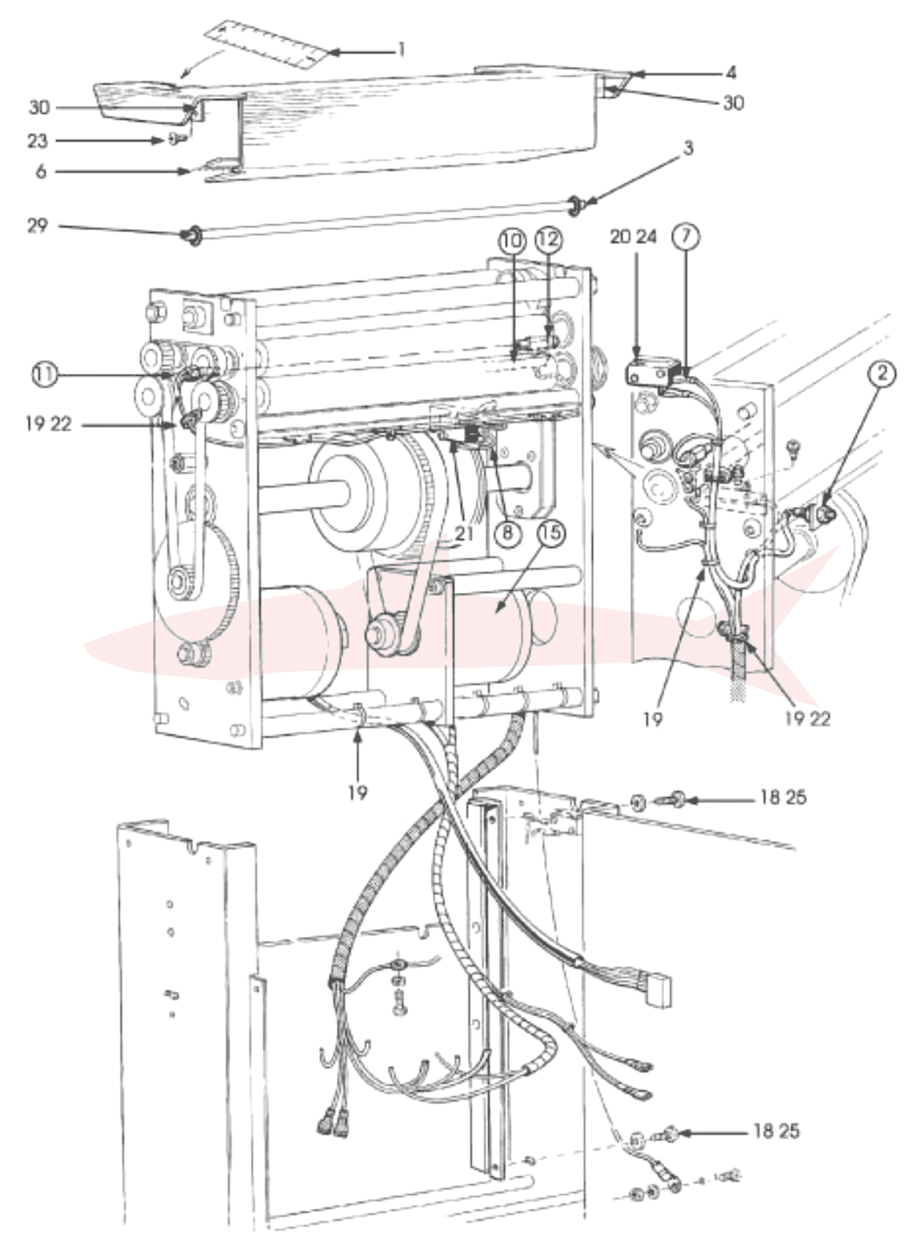 Morgana Documaster 7-06-07 Creasing Unit — Guards & Sensors — схема деталей