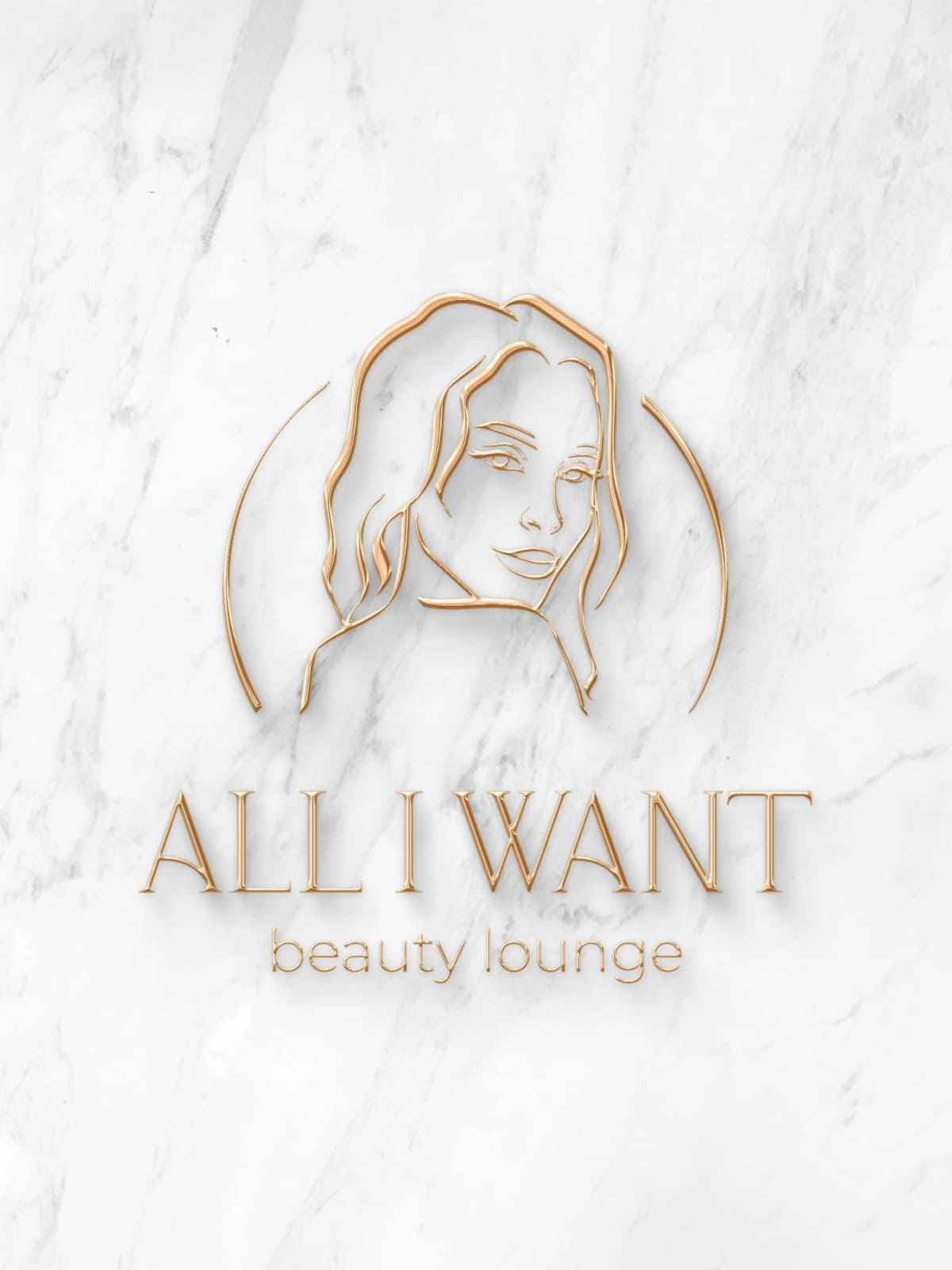 Брендинг для салона красоты ALL I WANT: логотип, фирменный стиль, гайдбук, вывеска