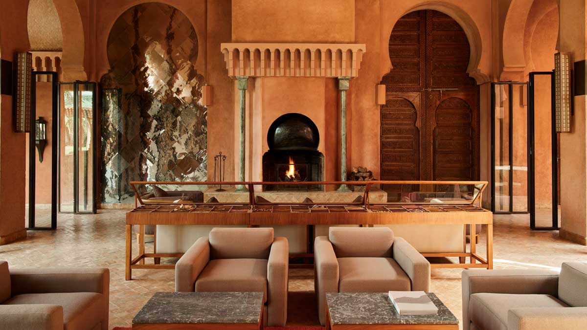 Люксовый отель Amanjena в Марракеше