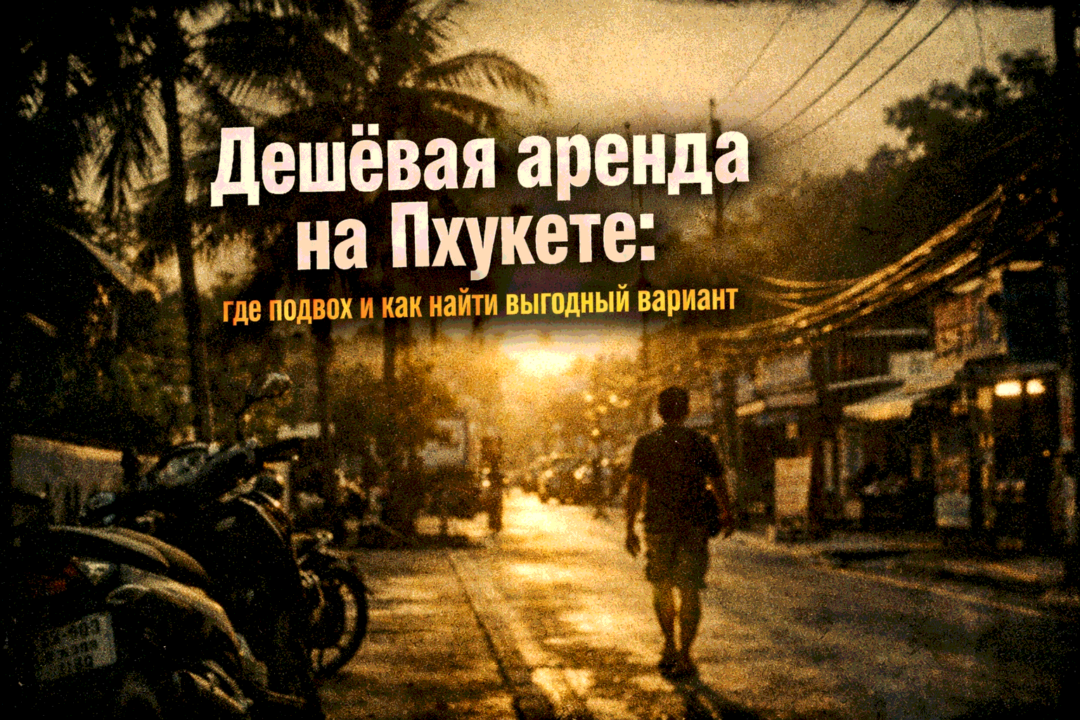 мечта о дешёвой аренде на Пхукете — реальность или ловушка Представьте: вы нашли объявление — вилла с бассейном за 30 000 THB в месяц или апартаменты у моря за 20 000 THB. Звучит как мечта для зимовки или долгосрочного отдыха. Но часто за низкой ценой скр