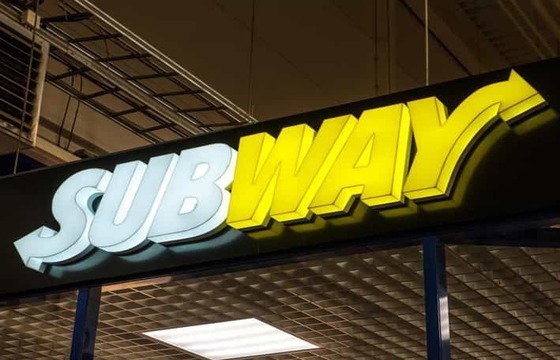 Объемные буквы для фаст фуда