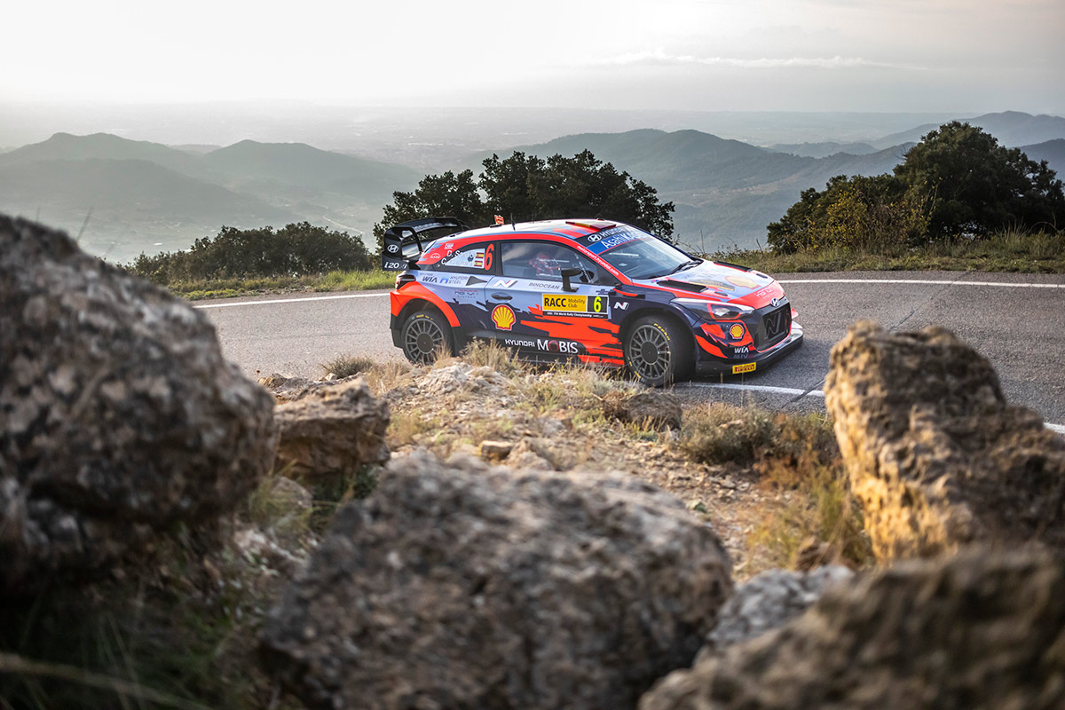 Дани Сордо и Кандидо Каррера, Hyundai i20 Coupe WRC, ралли Каталония 2021