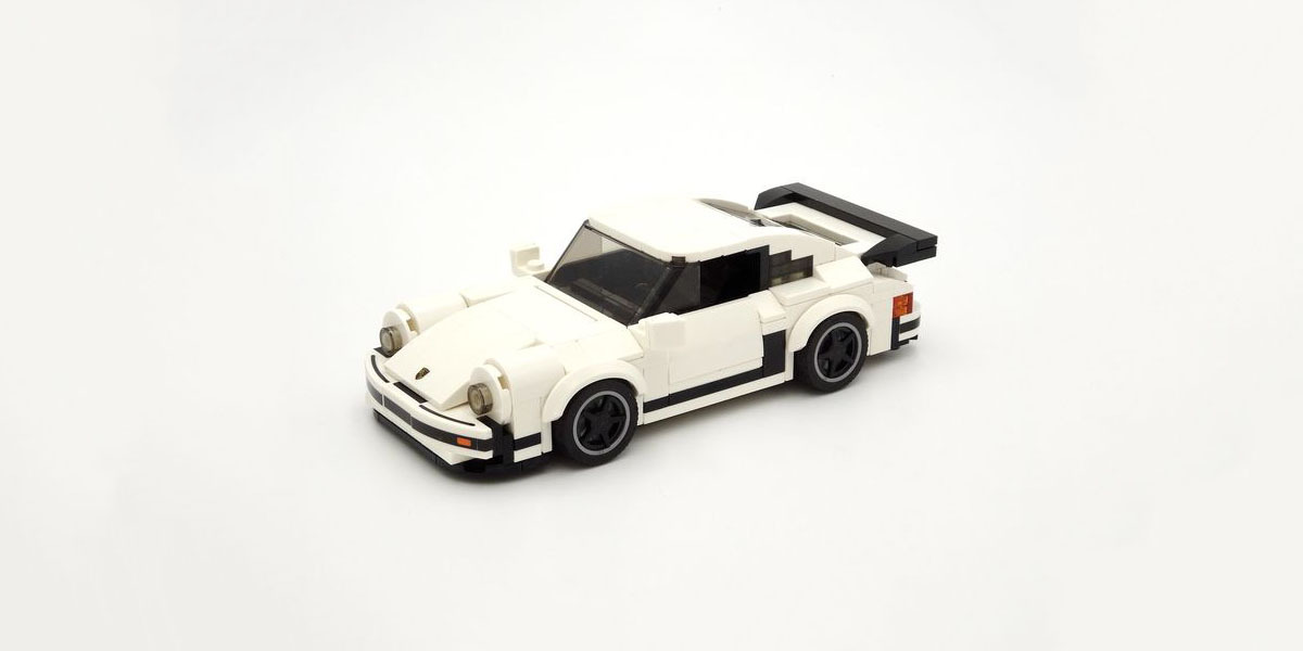 LEGO самоделка: Porsche 911 turbo (рис. 2)