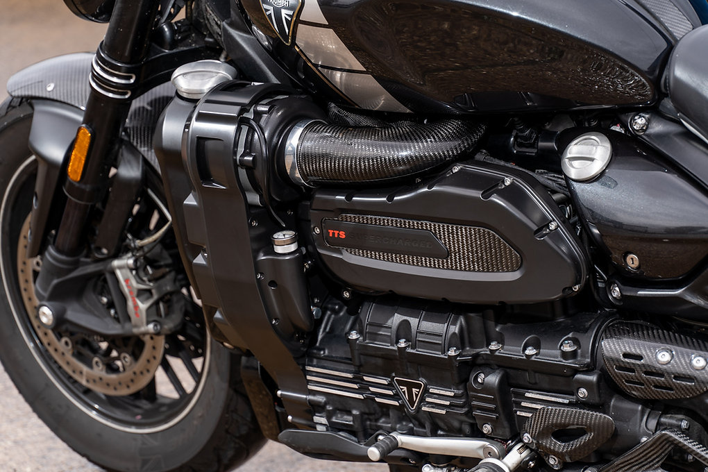 Triumph Rocket 3 c компрессором на 300 л.с.