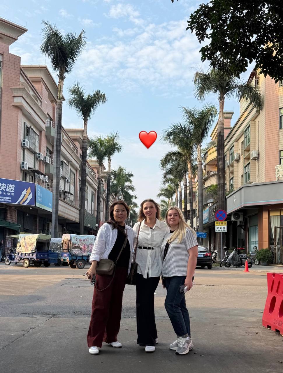 China, business tour route