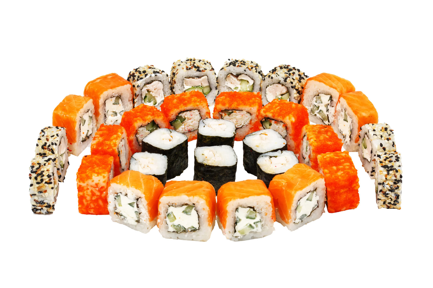 Большие наборы суши роллы фото 104