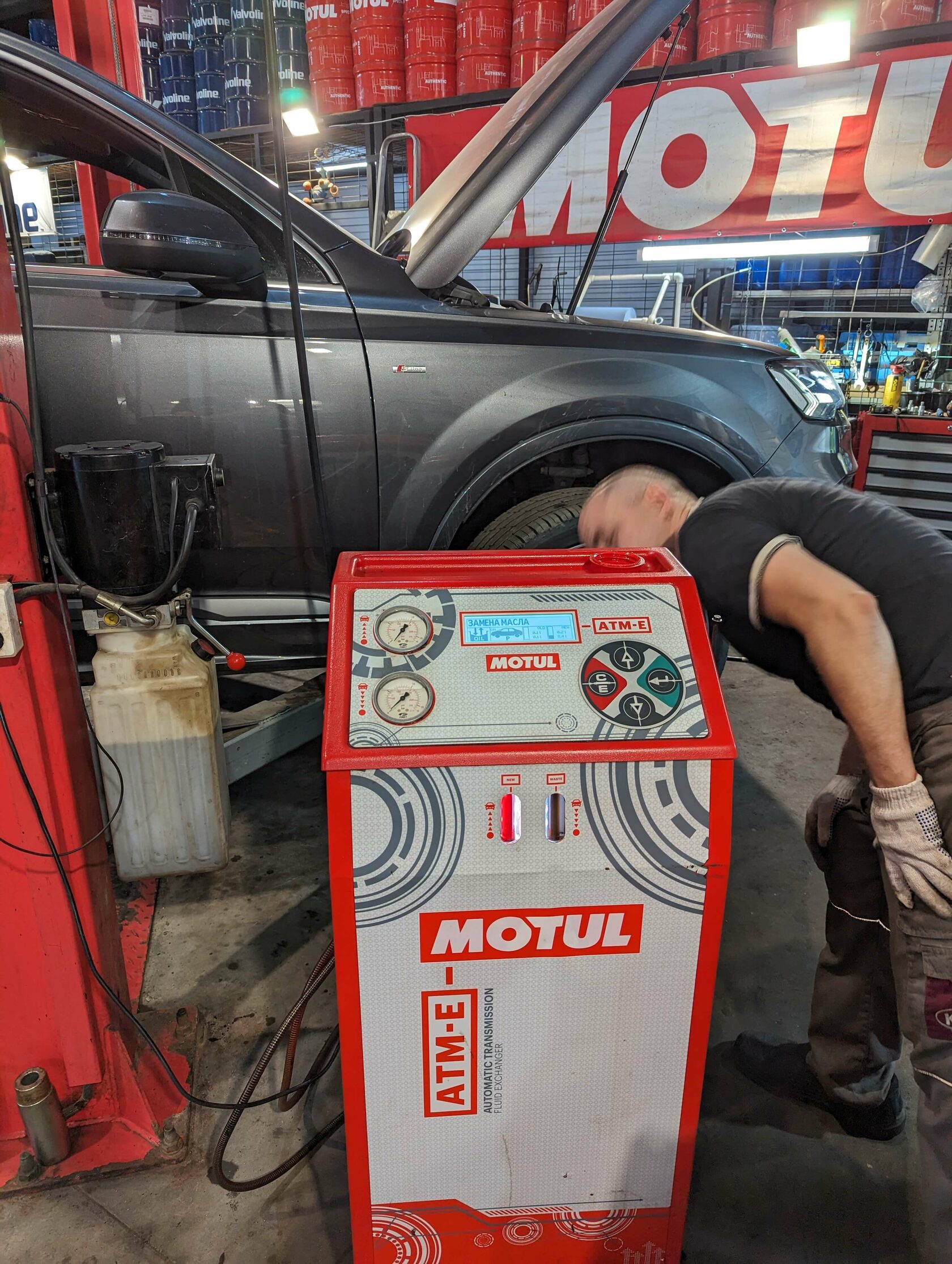 Установка Motul Evo для АКПП Audi