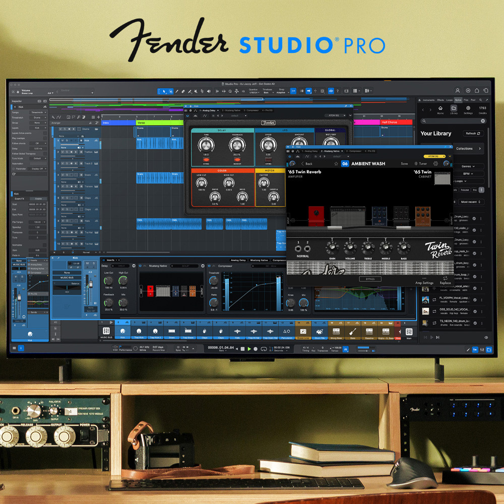Fender Studio Pro — интерфейс