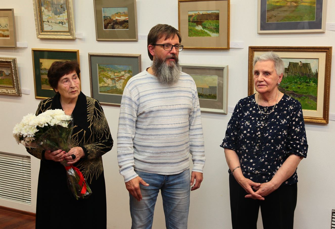 11.10.2019 Красноярск, «Б.Я. Ряузов в частных коллекциях». Художественная  выставка, посвященная 100-летию народного художника России Б. Я. Ряузова