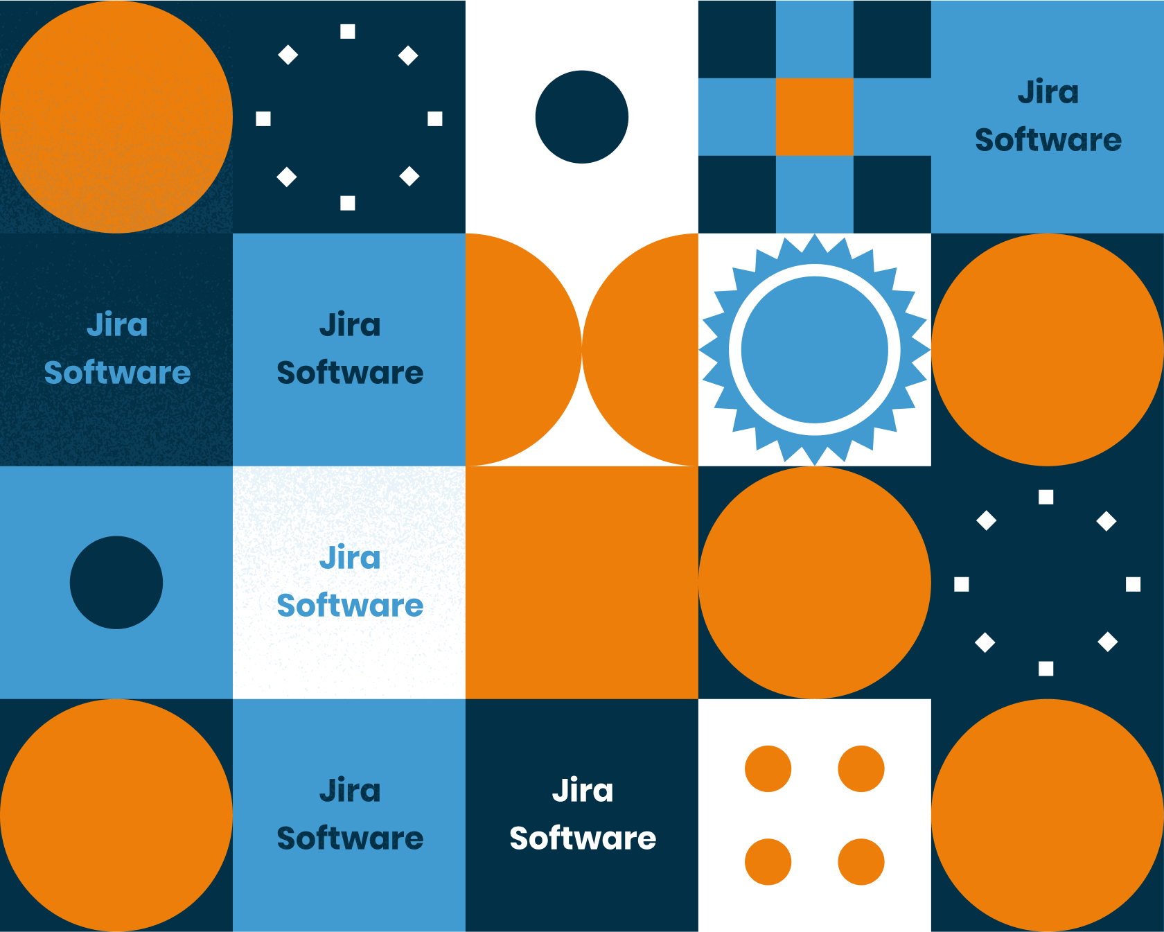 A team using Jira Software to collaborate and manage projects in a company setting