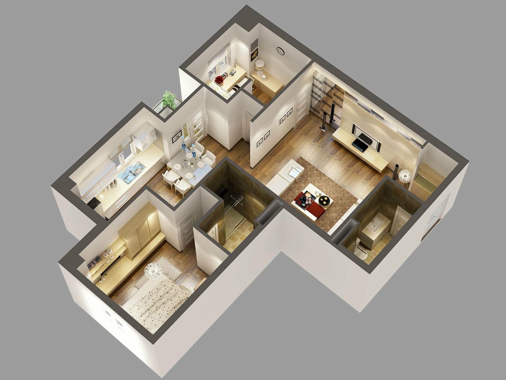 Floorplan 3d проекты