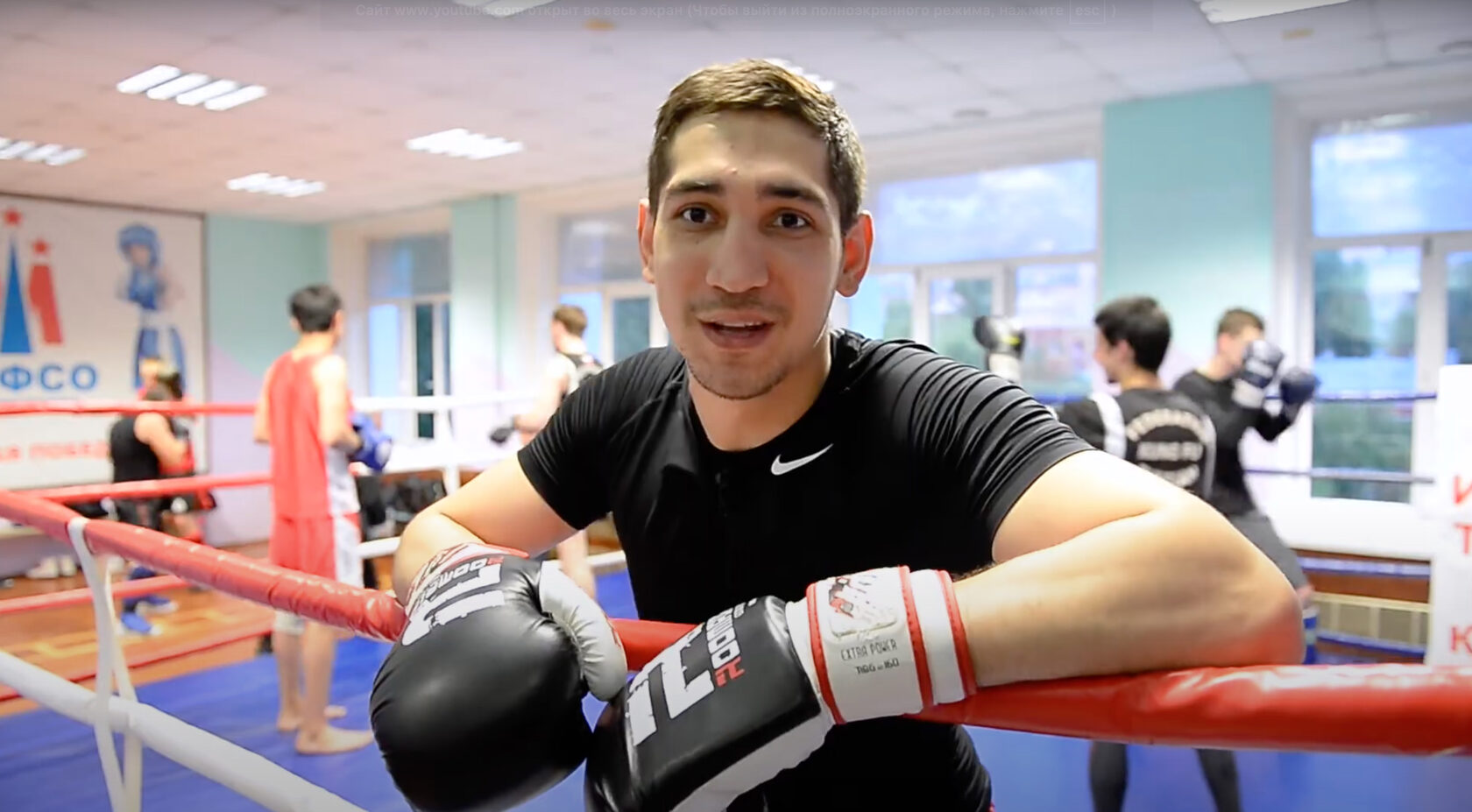 пример съемки интервью