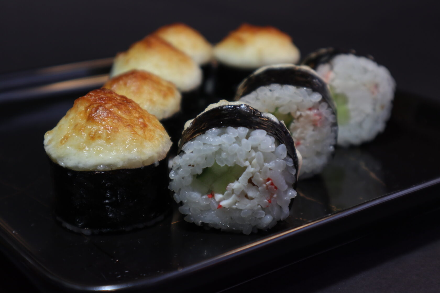 Рецепт суши с крабом запеченные фото 79