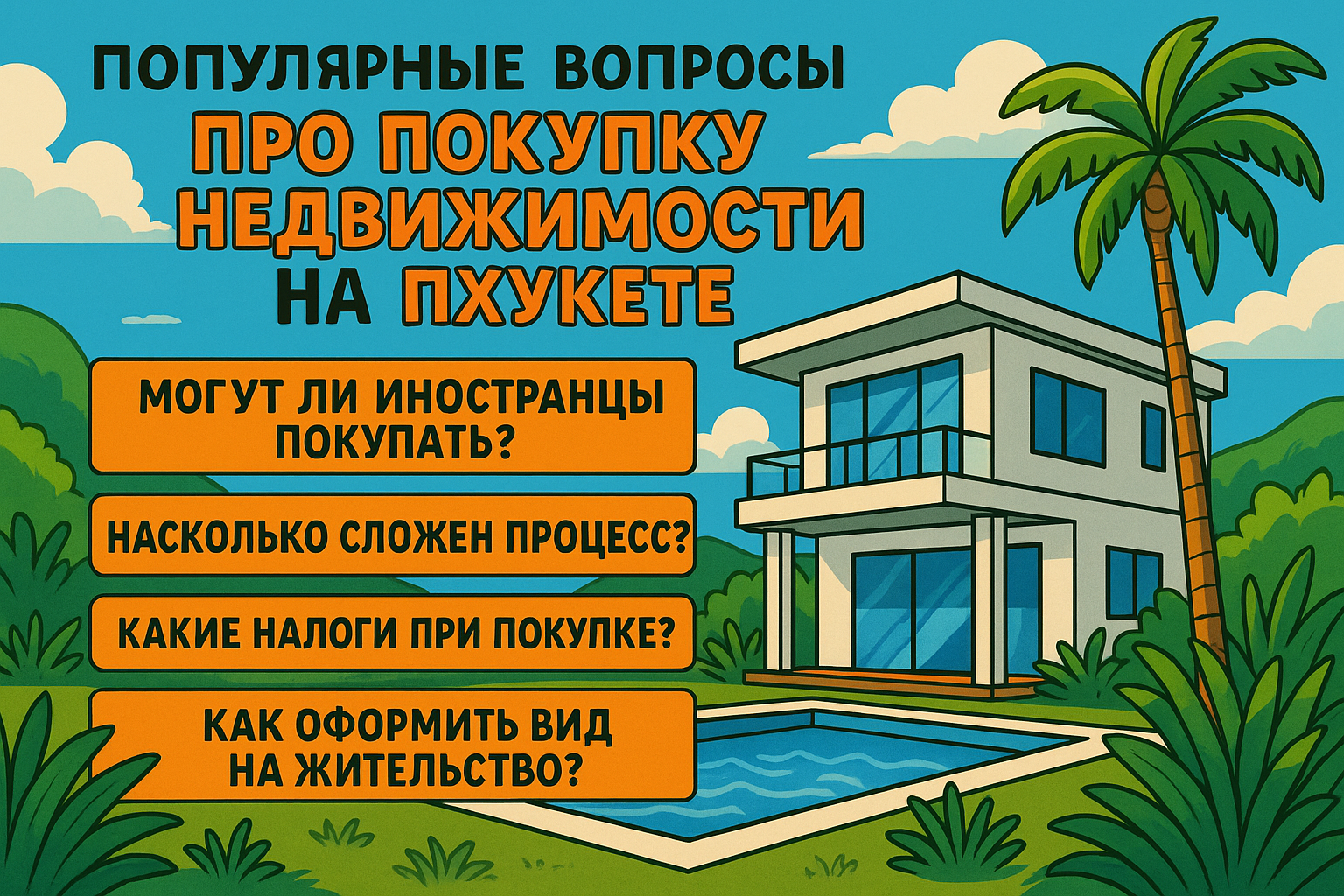 Покупка недвижимости в Таиланде — мечта для многих. Но за тропической красотой Пхукета скрывается масса нюансов: правовые особенности, формат владения, налоги, безопасность сделки. Именно поэтому большинство клиентов Z4Realty начинают свой путь с одного п