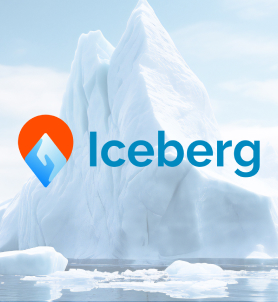 мокап Айдентика бренда «Iceberg»